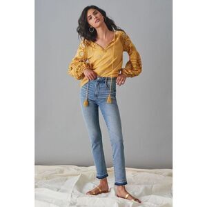Anthropologie x PILCRO The Cigarette Slim Straight Jeans Size 30